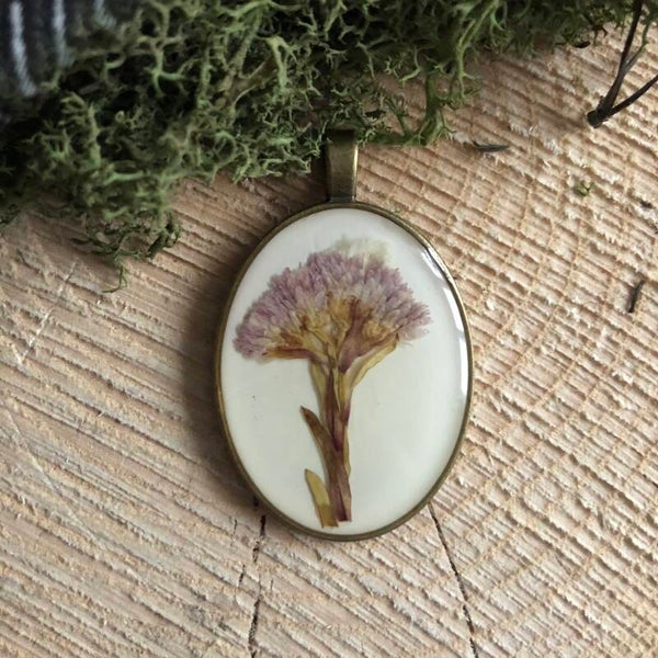 Cabochon-Anhänger Antikbronze Oval (1)