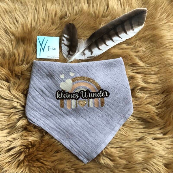 Nuschi Regenbogen braun 54cm x 54cm