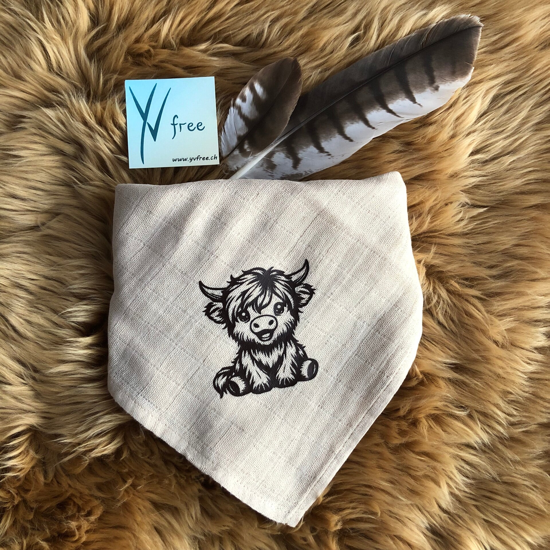 Nuschi Schottisches Hochlandrind 54cm x 54cm