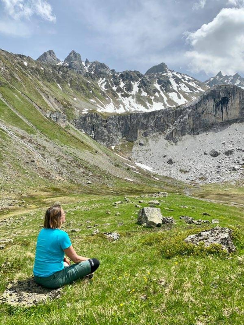 Meditation in der Bergwelt