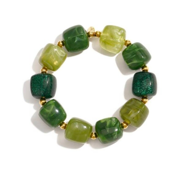 Vierkante kralen armband