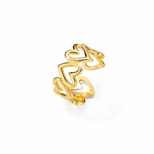 Ring - Heart chain