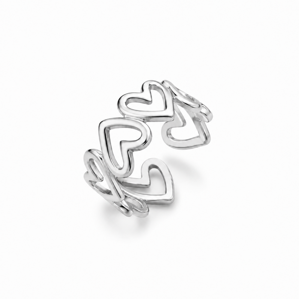 Ring - Heart chain