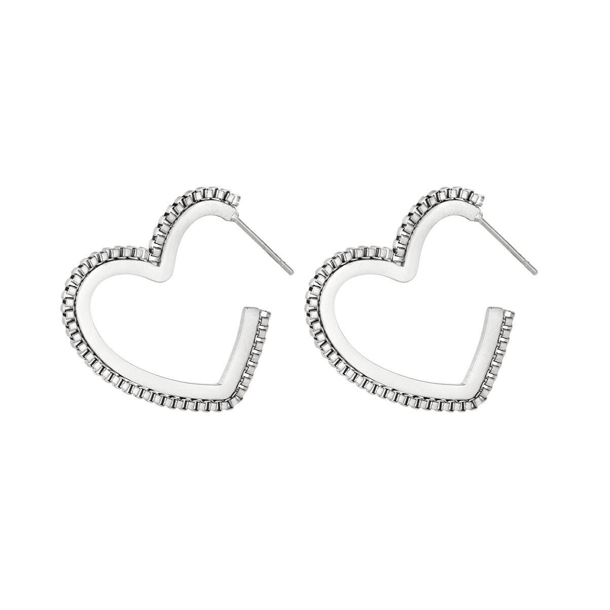 Earrings - Shackle heart