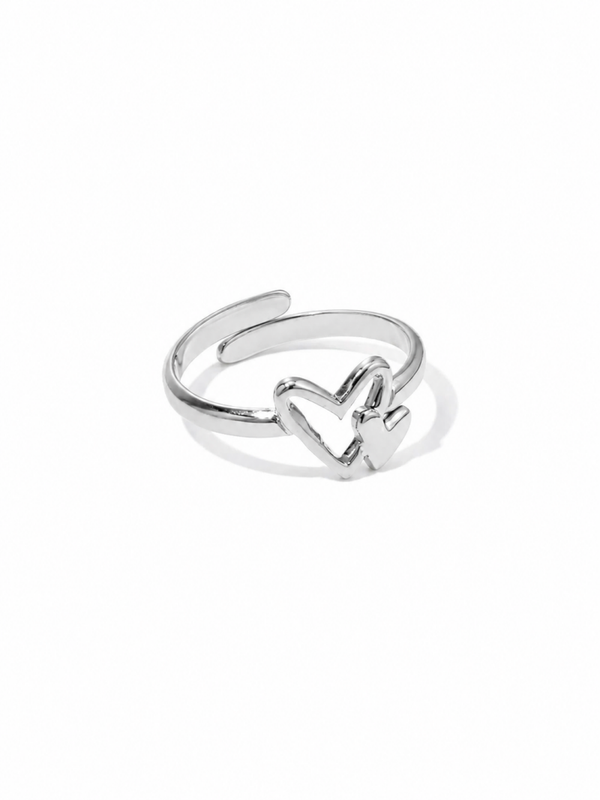 Ring - Double heart