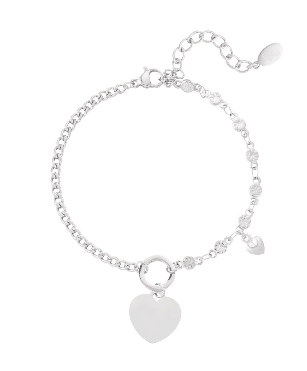 Bracelet - Links with heart