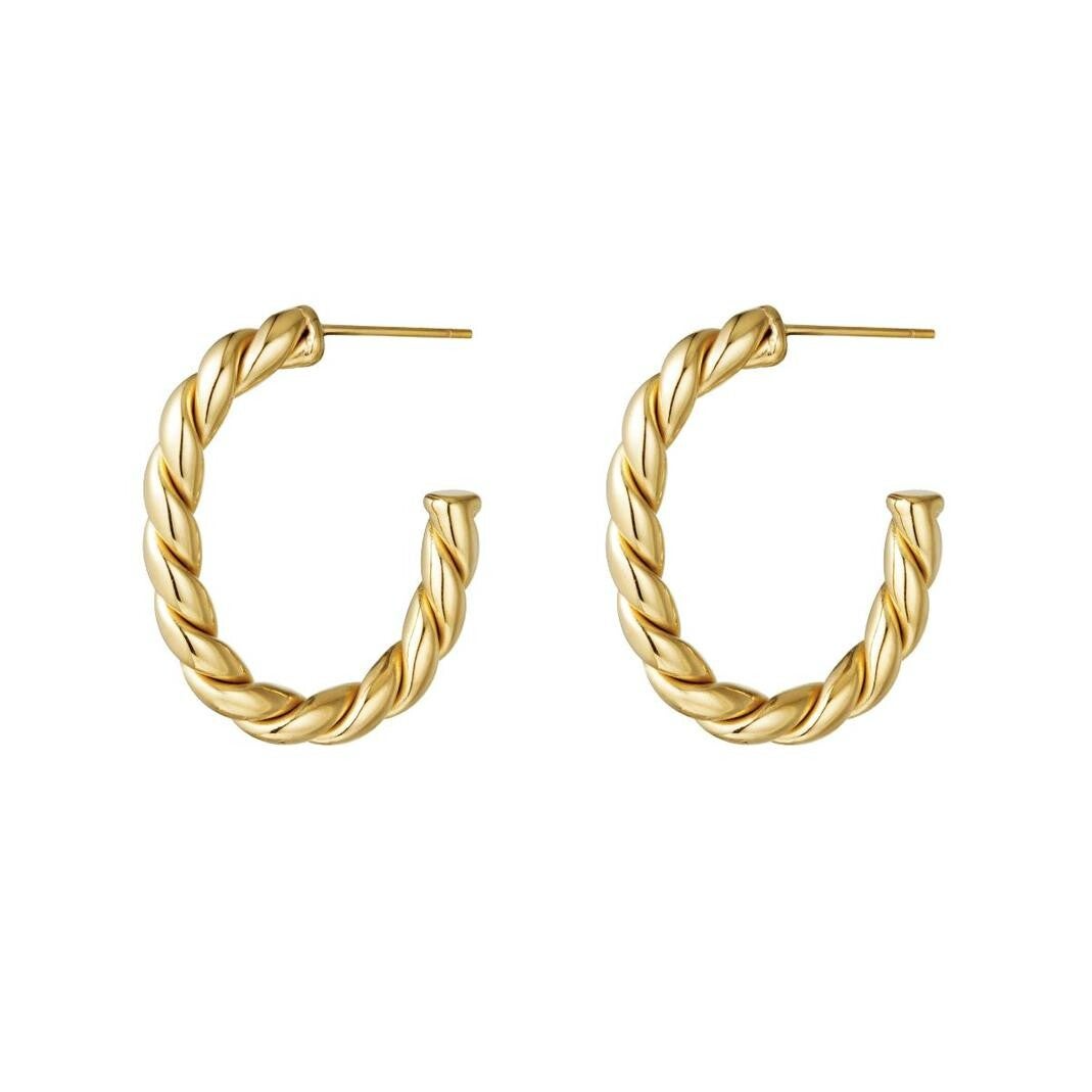 Earrings - Hoops rope