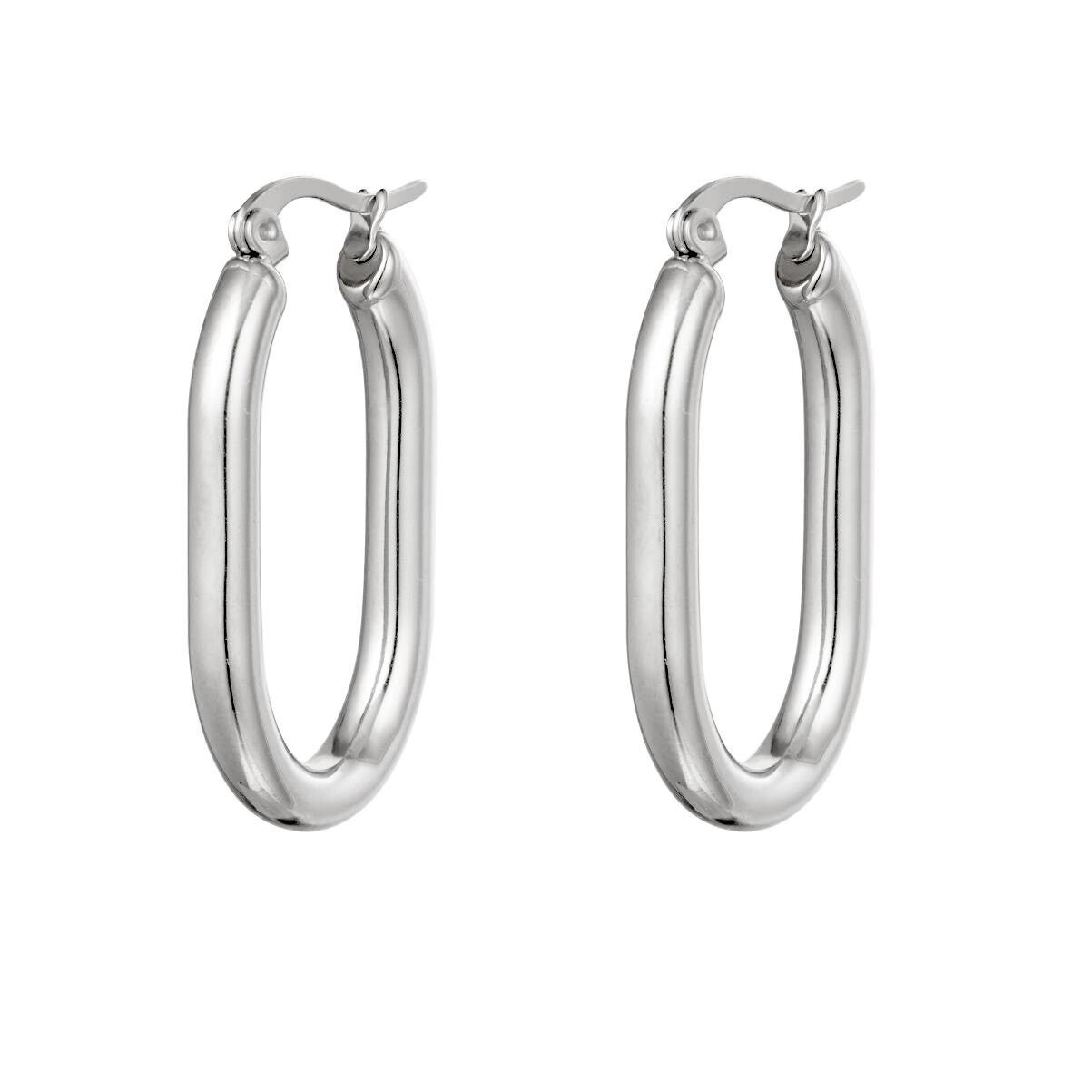 Earrings - Smooth oval