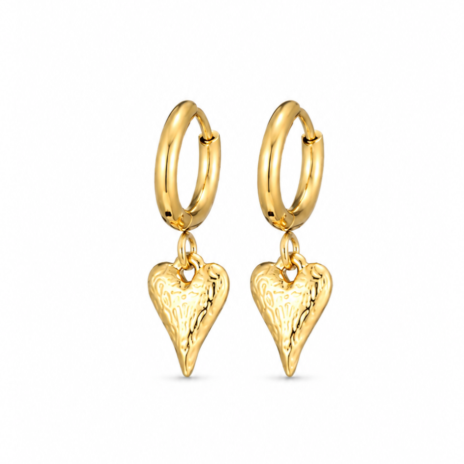 Earrings - Heart patterns
