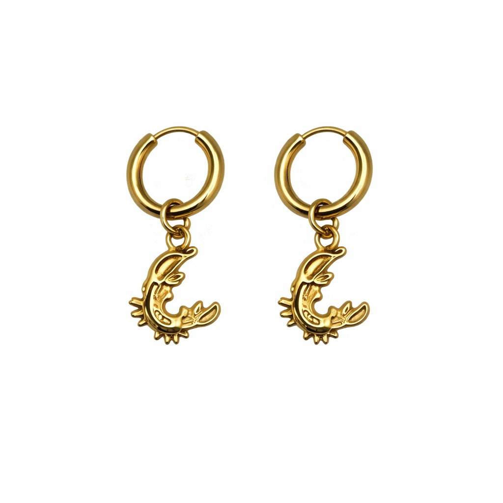 Earrings - Crab
