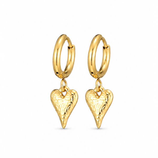 Earrings - Heart patterns