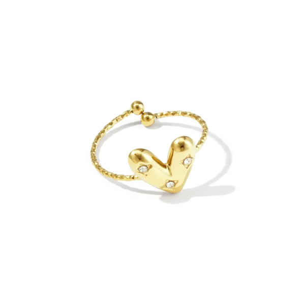 Ring - Sparkling heart
