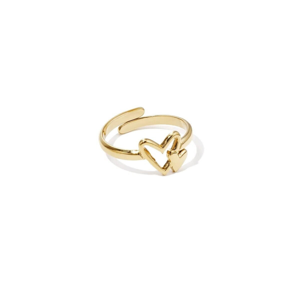 Ring - Double heart