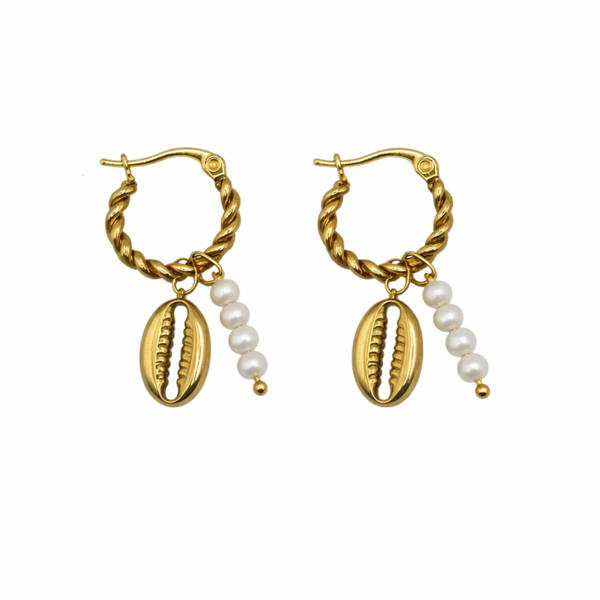 Earrings - Pearl shell