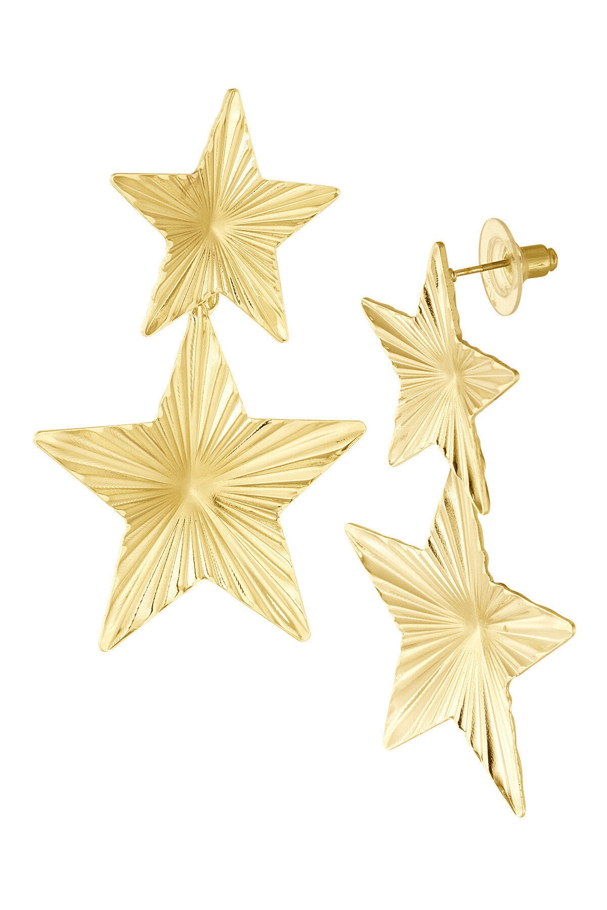 Earrings - Two stars