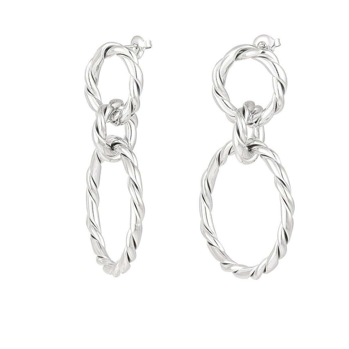 Earrings - Link with Twist