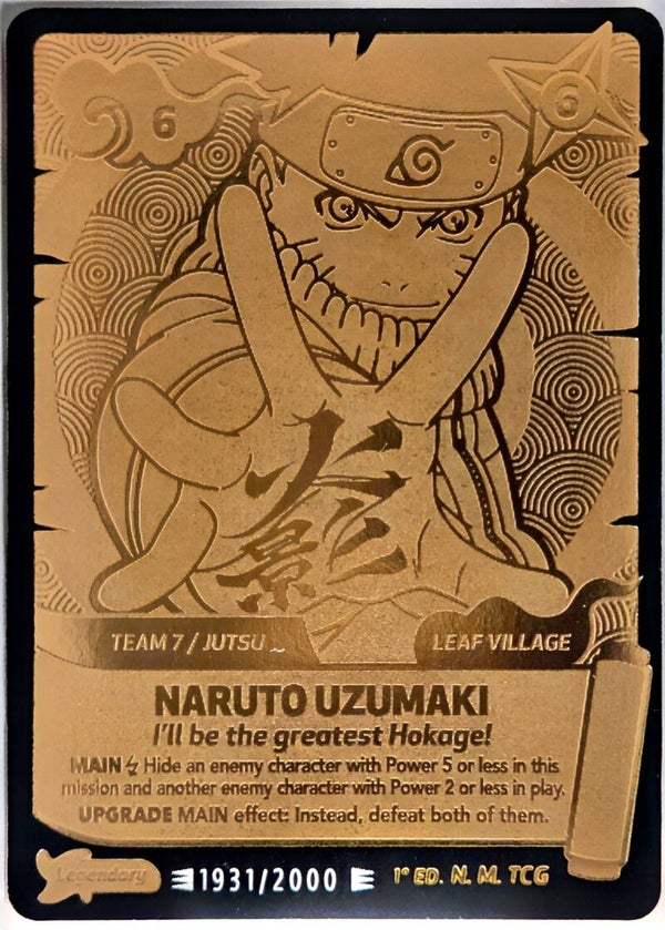 Naruto Uzumaki - 1931/2000 - Legendary Gold Foil