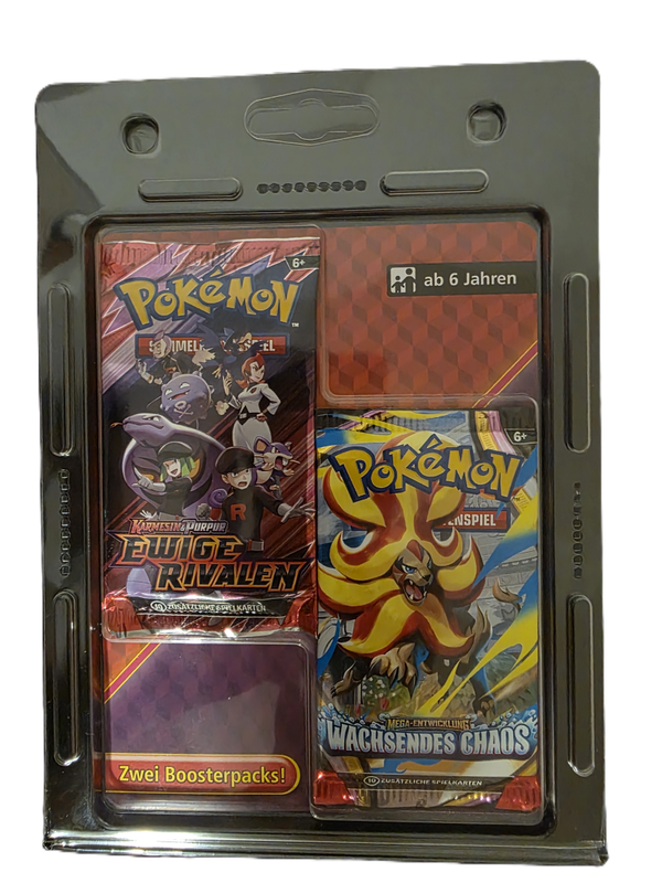 Pokemon Ewige Rivalen & Wachsendes Chaos  - 2-Pack Blister