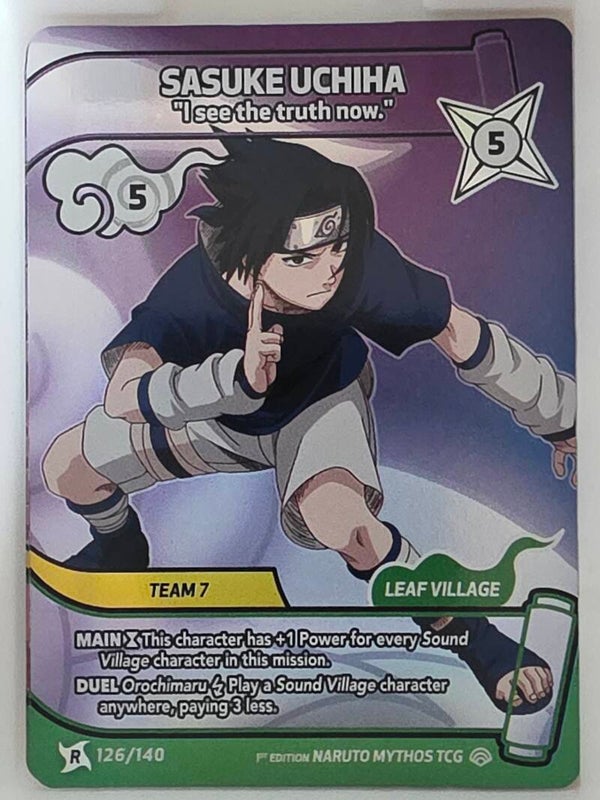 Sasuke Uchiha - 126/140 - Rare