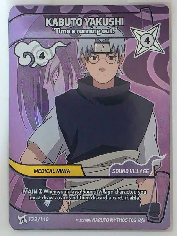Kabuto Yakushi - 139/140 - Rare