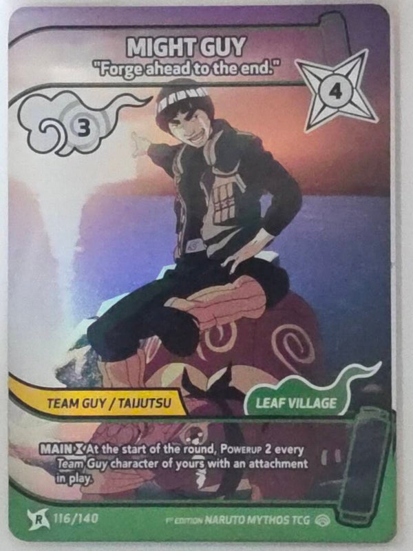 Might Guy - 116/140 - Rare