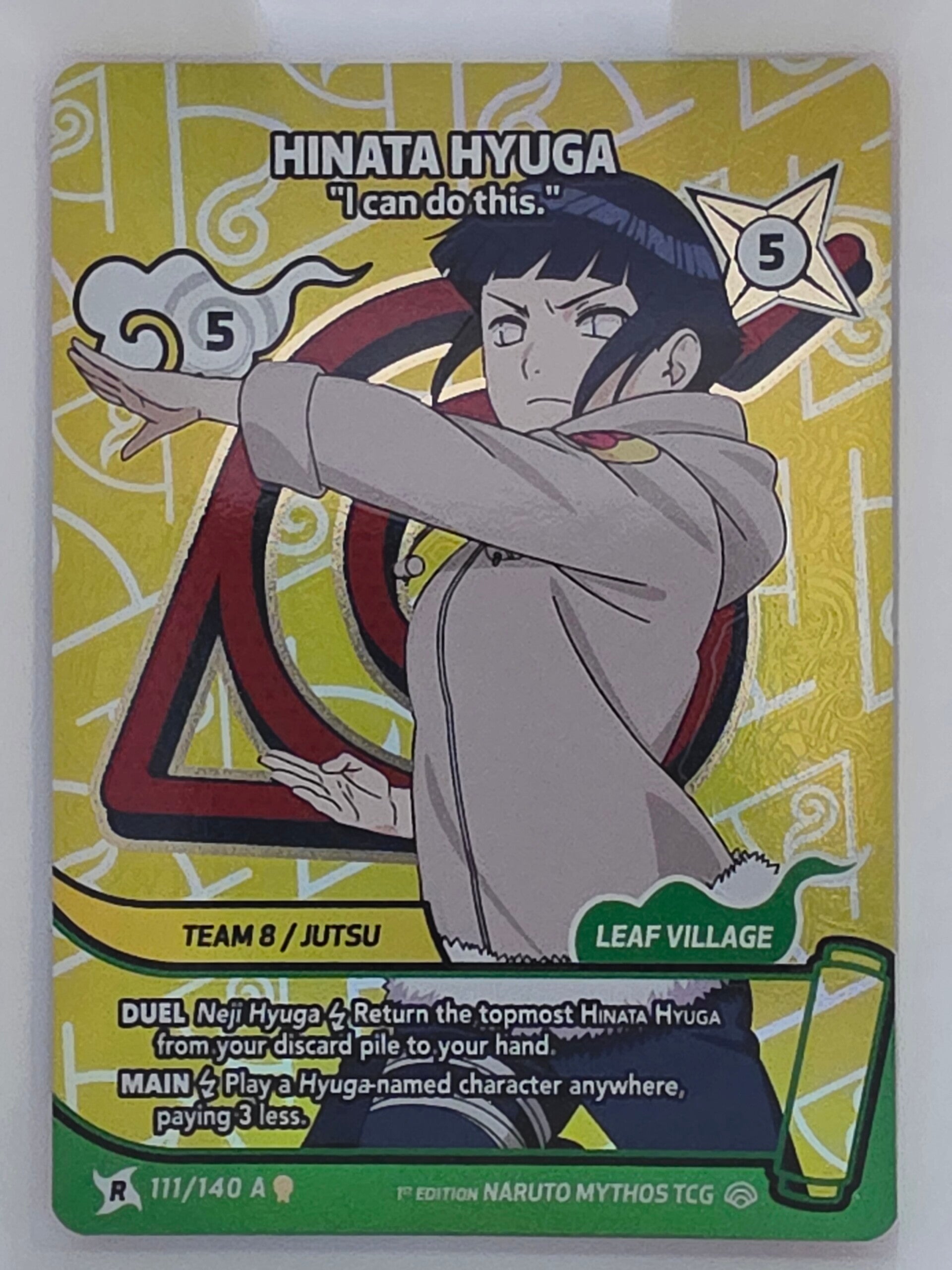 Hinata Hyuga - 111/140 A – Rare ART (Gold Medal Variant)