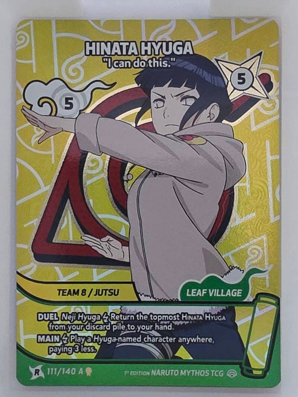Hinata Hyuga - 111/140 A – Rare ART (Gold Medal Variant)