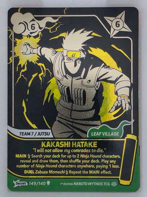 Kakashi Hatake - 149/140 - Secret Variant (Silver Medal)