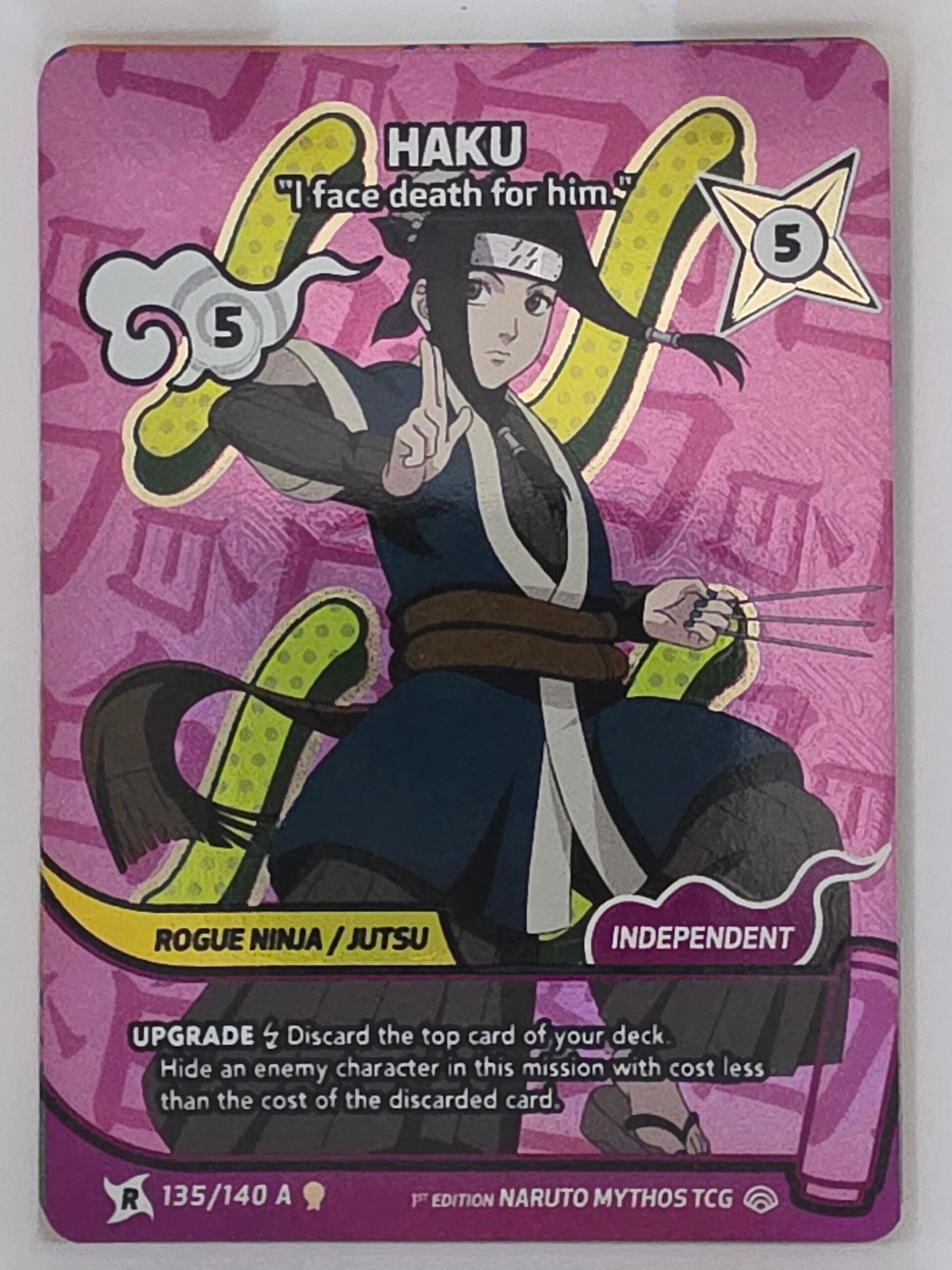 Haku - 135/140 A - Rare ART (Gold Medal Variant)