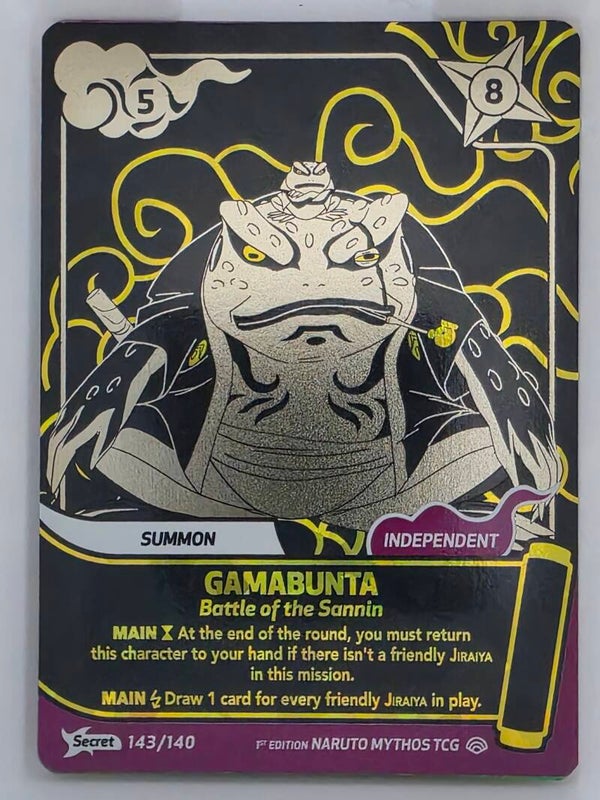 Gamabunta - 143/140 - Secret Rare