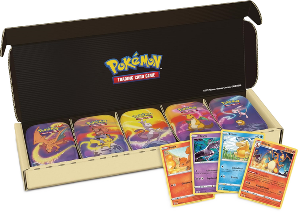 Pokemon Mini-Tin-Box-Bundle Kanto-Stärke