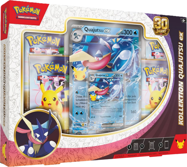 Pokemon Jubiläum - 30 Jahre Pokemon – Quajutsu-ex