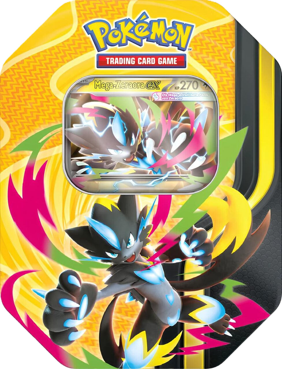 Pokemon Tin-Box: Mega-Kräfte | Mega-Zeraora-ex