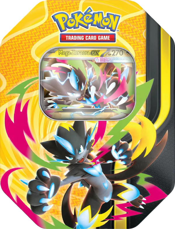 Pokemon Tin-Box: Mega-Kräfte | Mega-Zeraora-ex