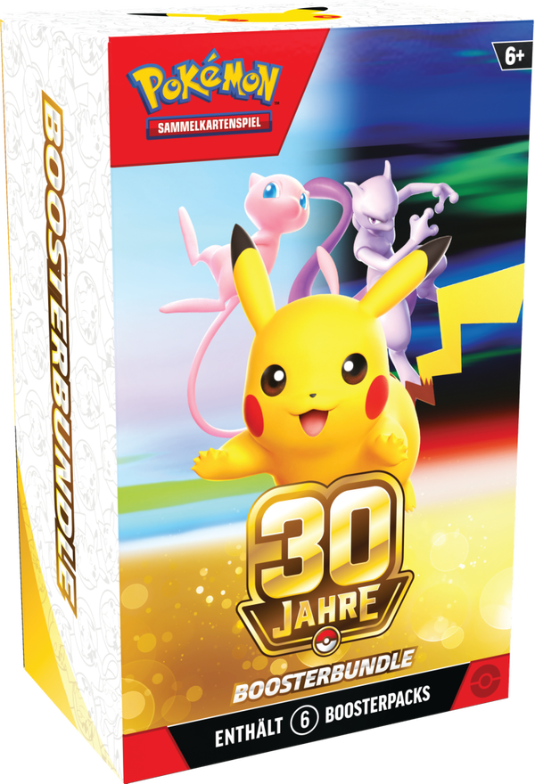 Pokemon Jubiläum - 30 Jahre Pokemon – Boosterbundle