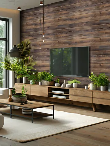 Wood Grain Peel & Stick Wallpaper (45 sq ft)