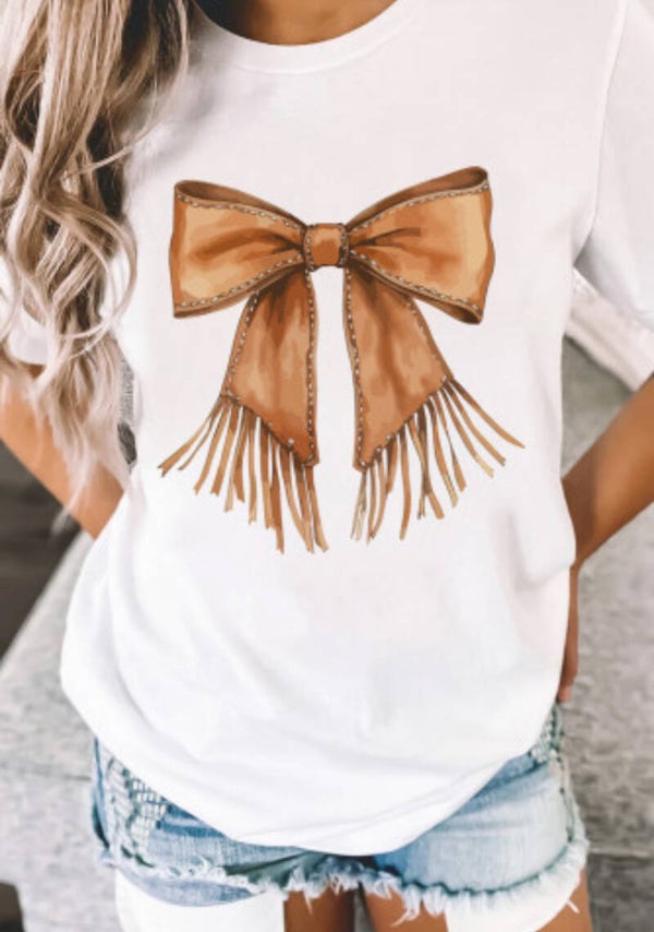 Western Bow Tee