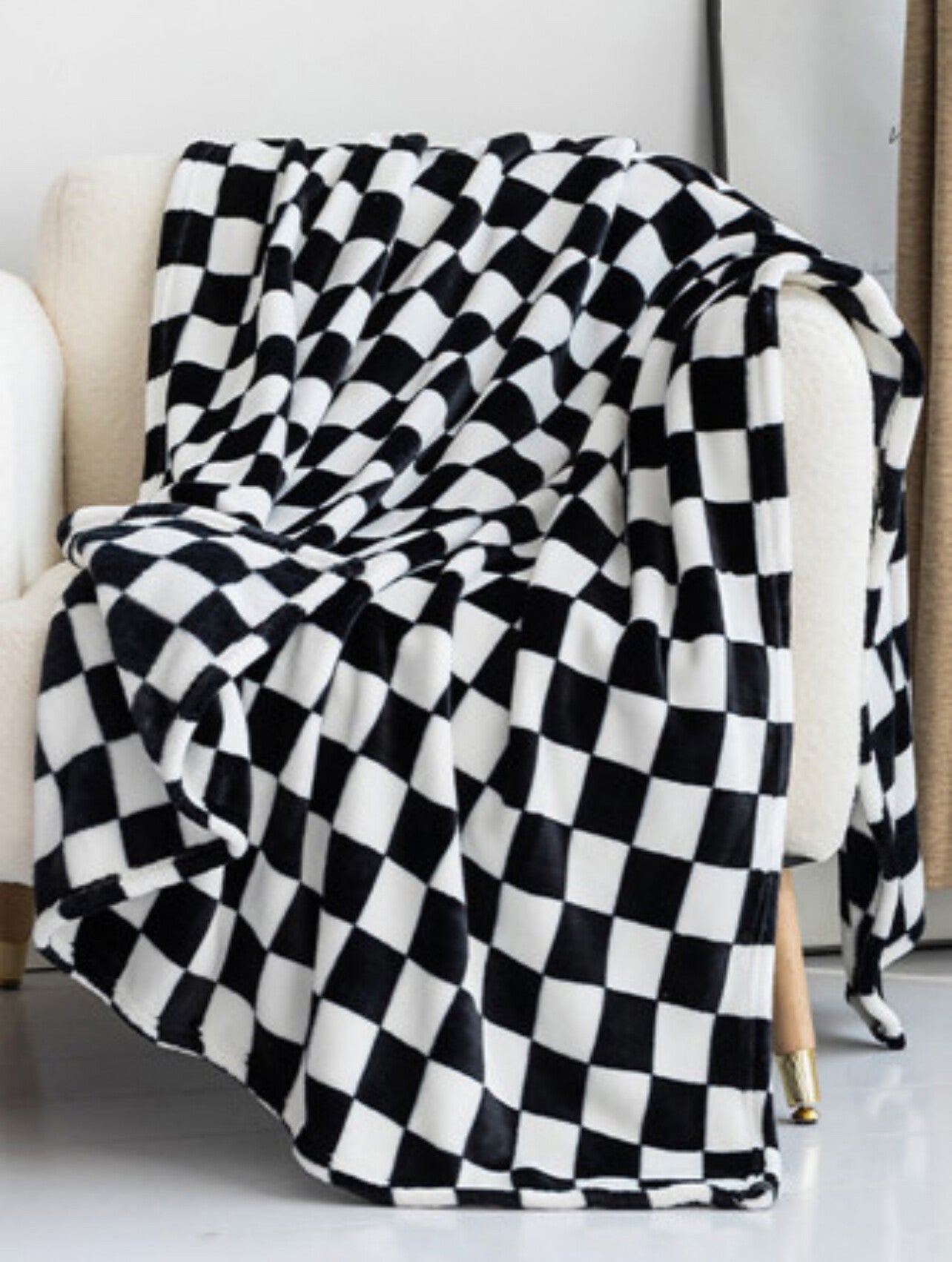 Checker Printed Blanket