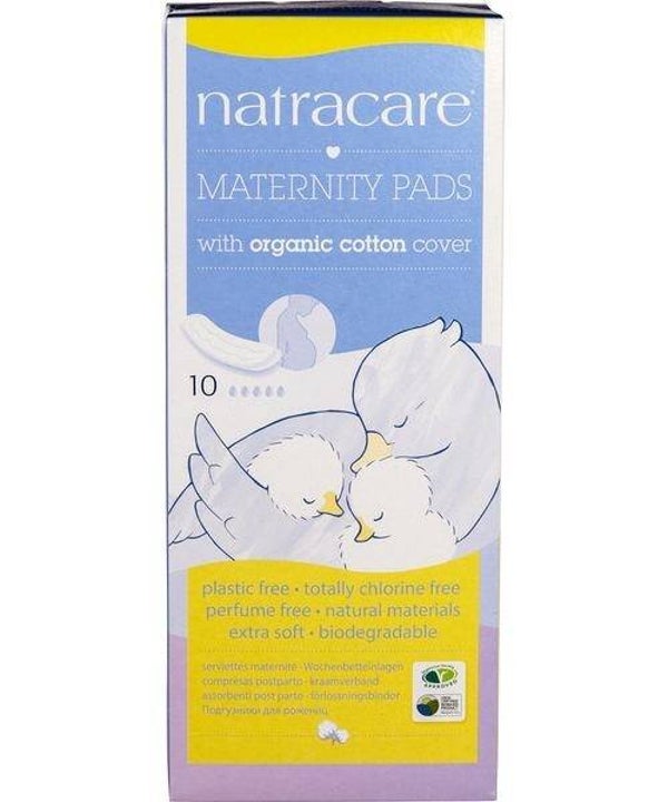 Natracare kraamverband (pak à 10 stuks) met biologisch katoen