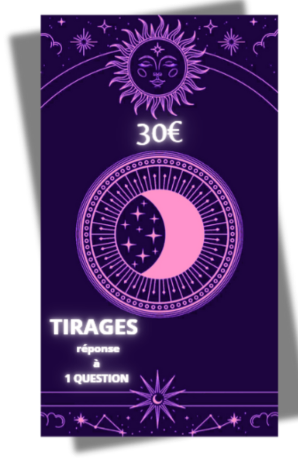 TIRAGES POUR 1 QUESTION