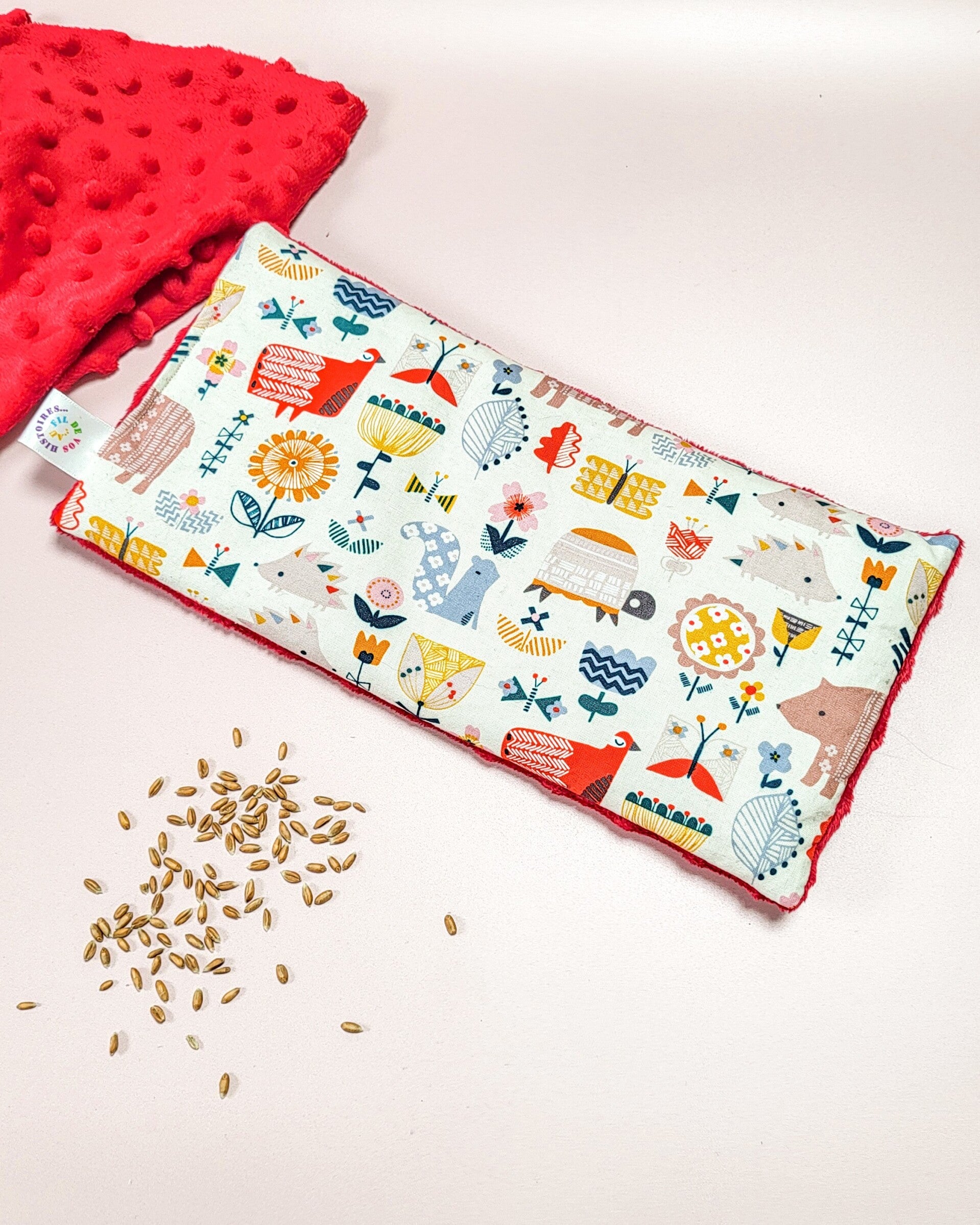 Bouillotte sèche rectangle - au jardin