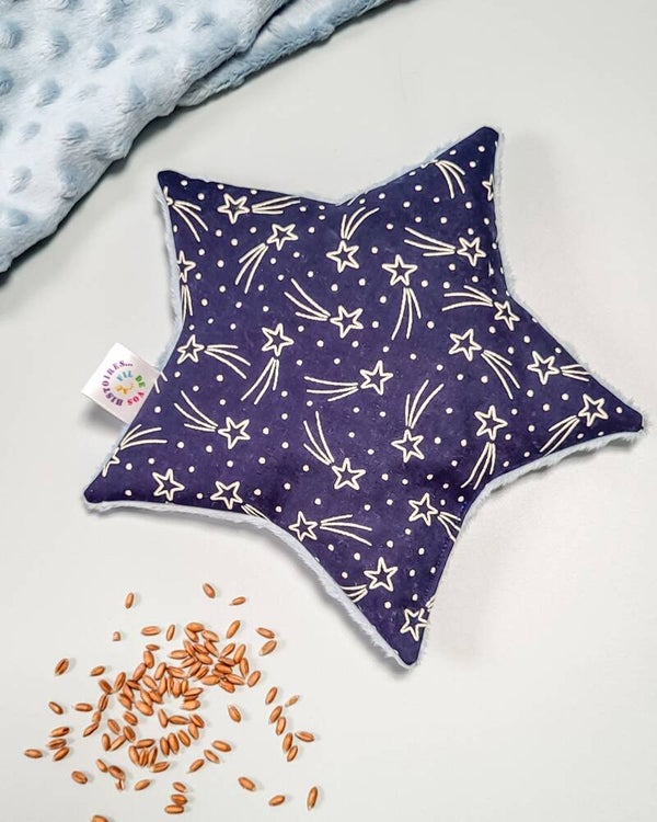Bouillotte sèche étoile - étoiles filantes