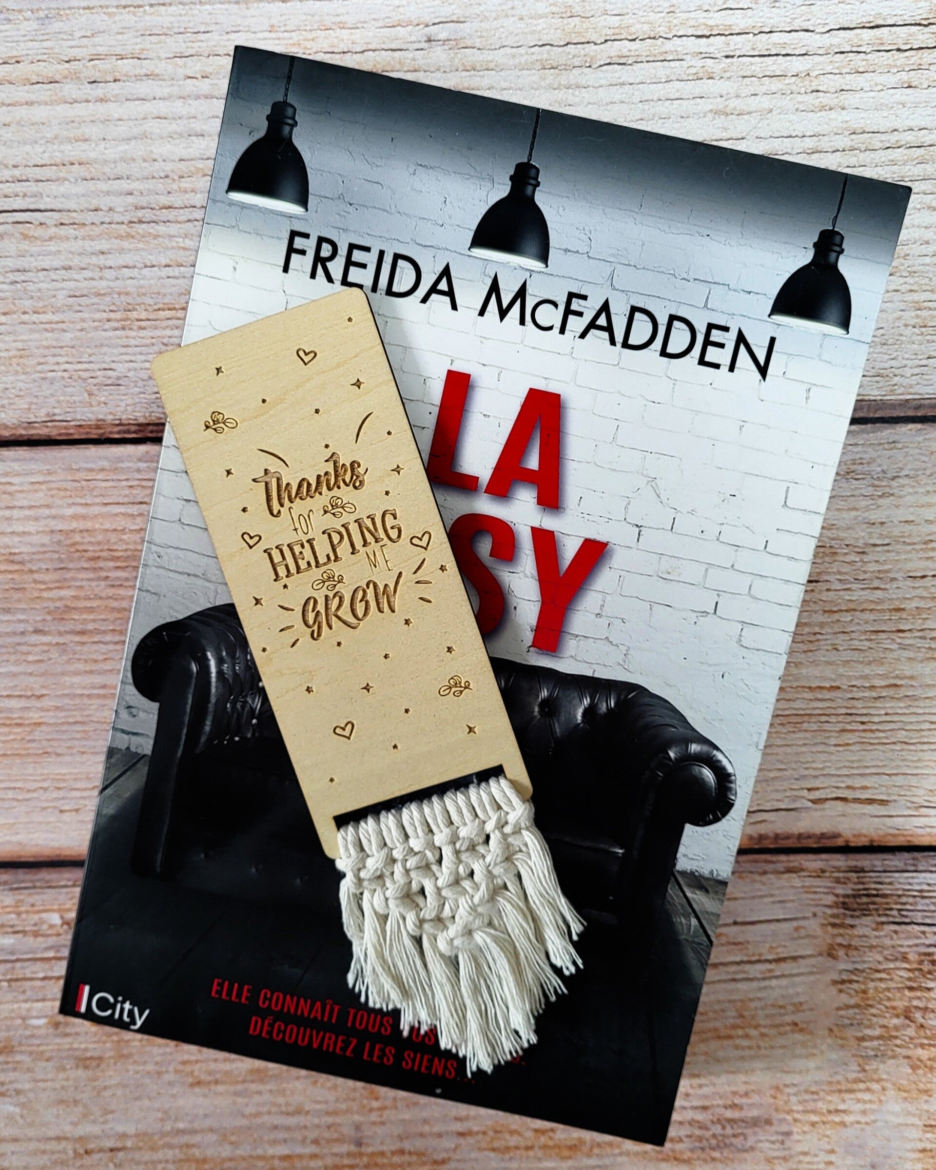 Marque-page macramé - Thanks