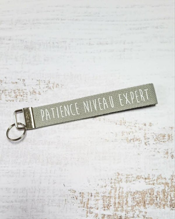Porte-clés enseignant – Patience niveau expert