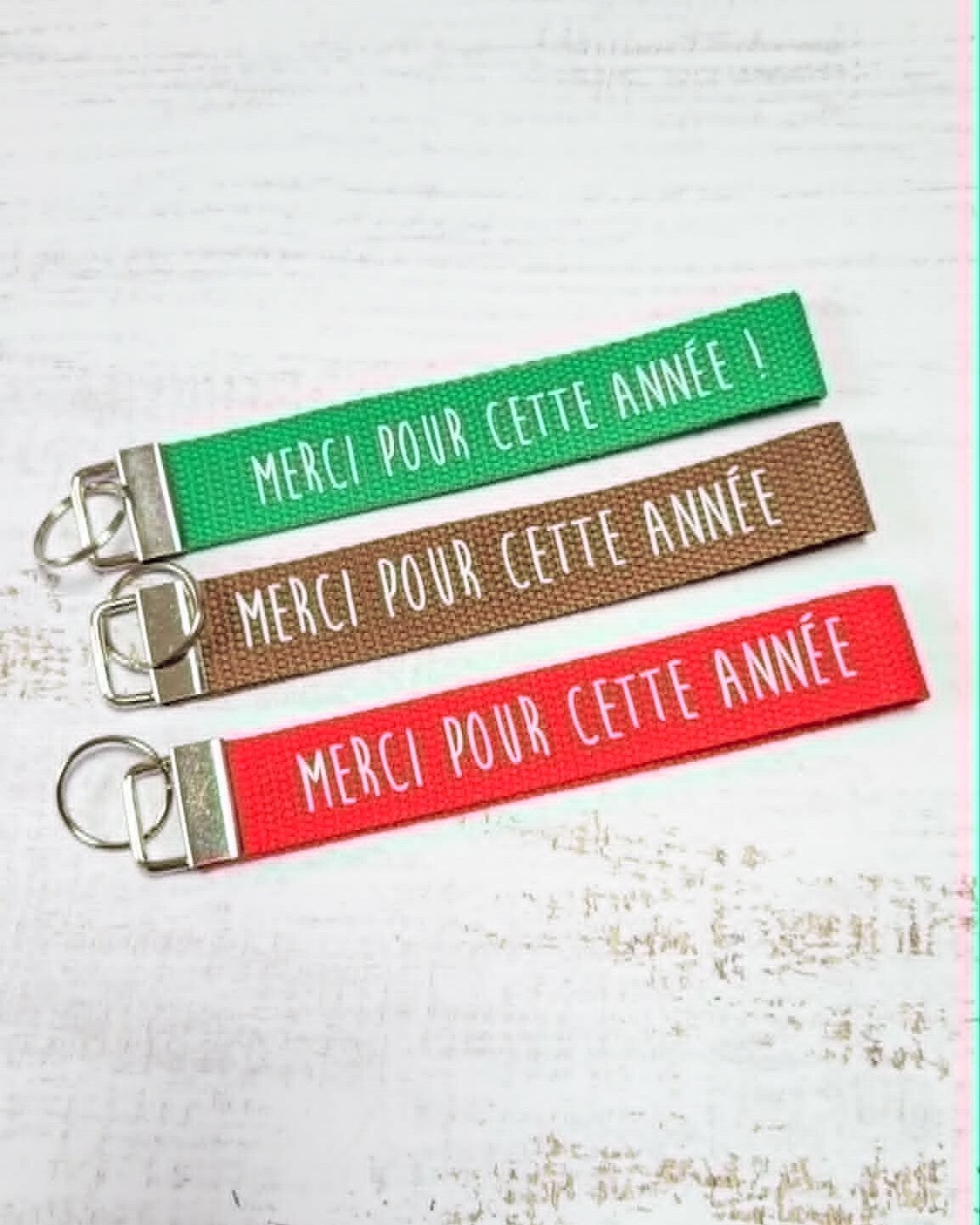 Porte-clés personnalisé – Merci pour cette année