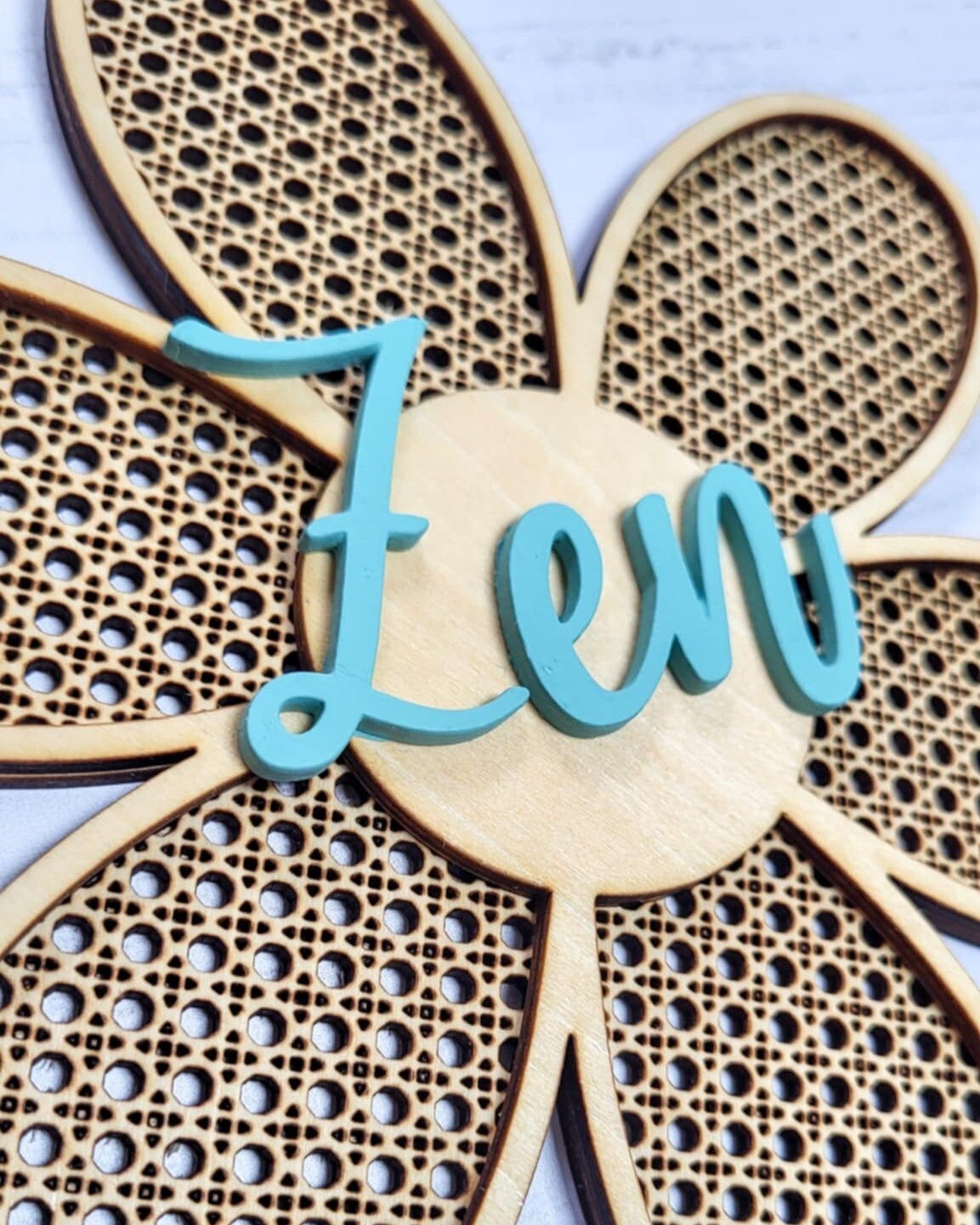 Grande fleur rotin - Zen