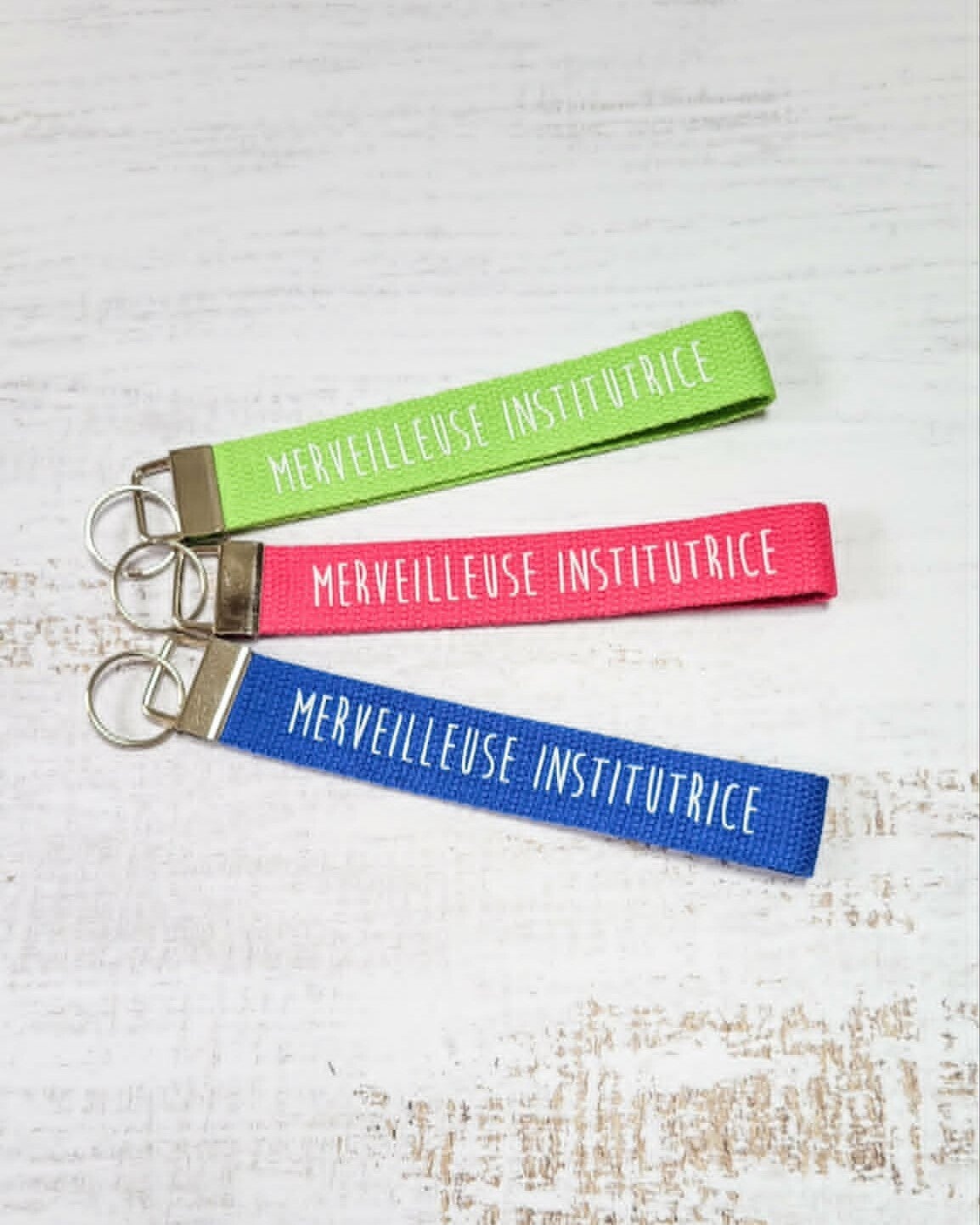 Porte-clés institutrice - Merveilleuse institutrice