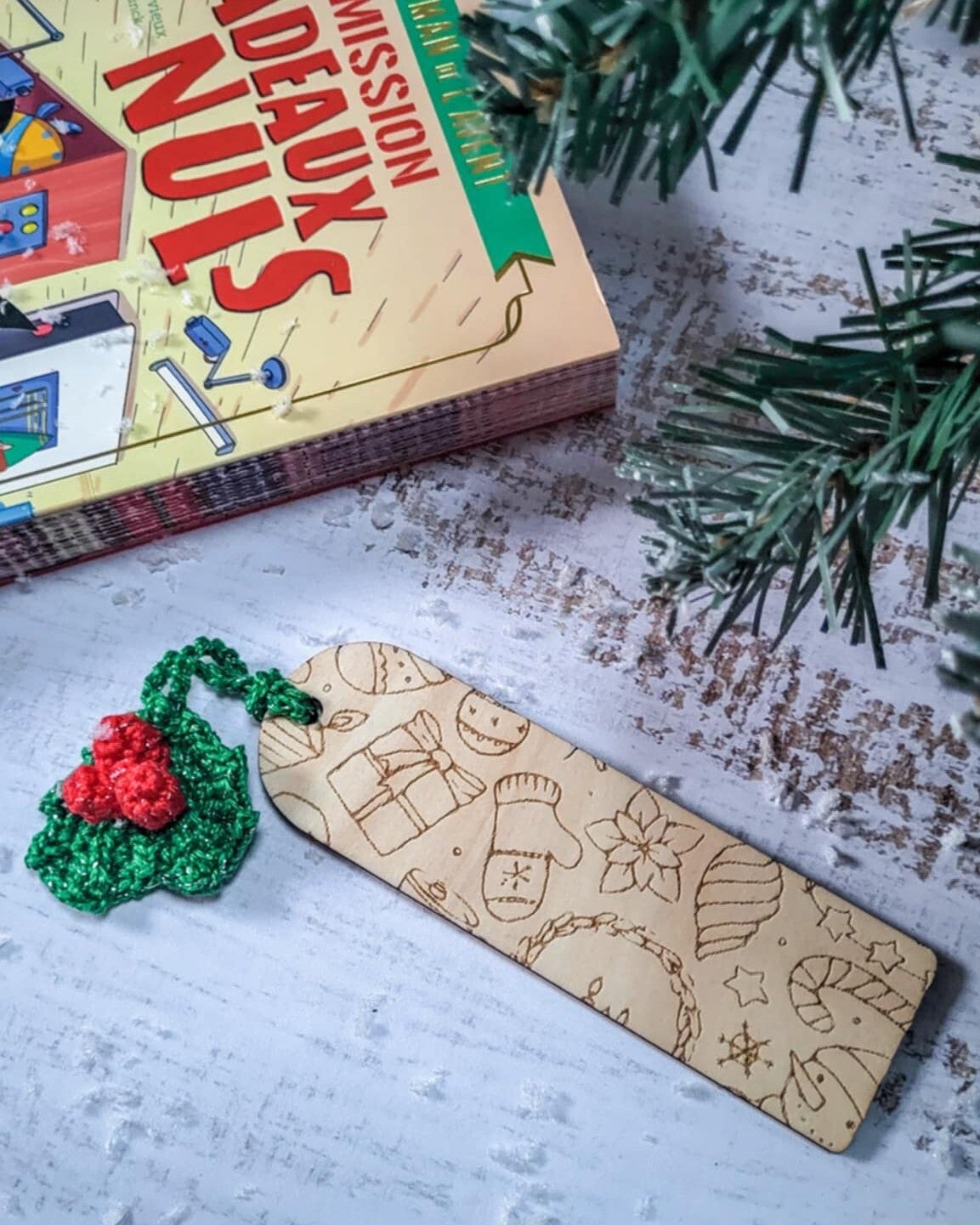 Marque-page spécial Noël