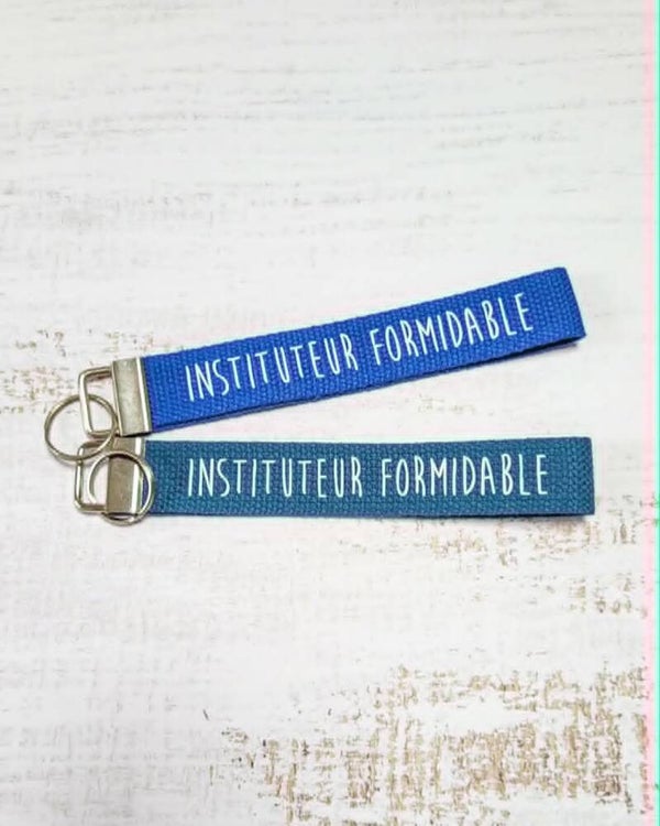 Porte-clés enseignant – Instituteur formidable