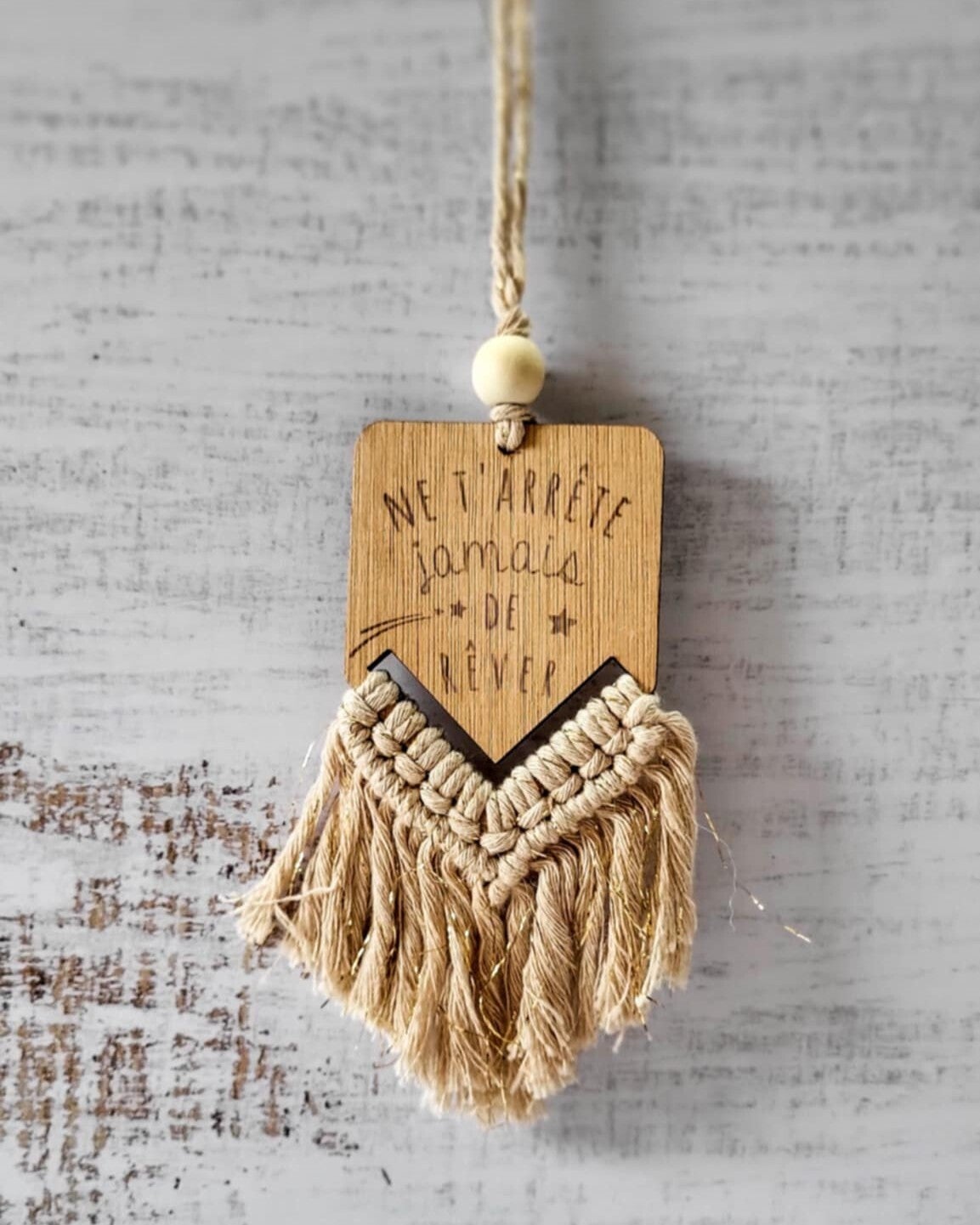 Suspension fanion - Ne t'arrête